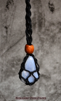 Verstellbarer Halskettenkäfig für Halbedelsteine schwarz